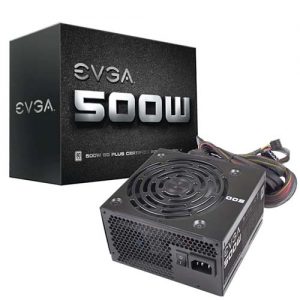Fuente de poder EVGA 500 500W 100-W1-0500-KR